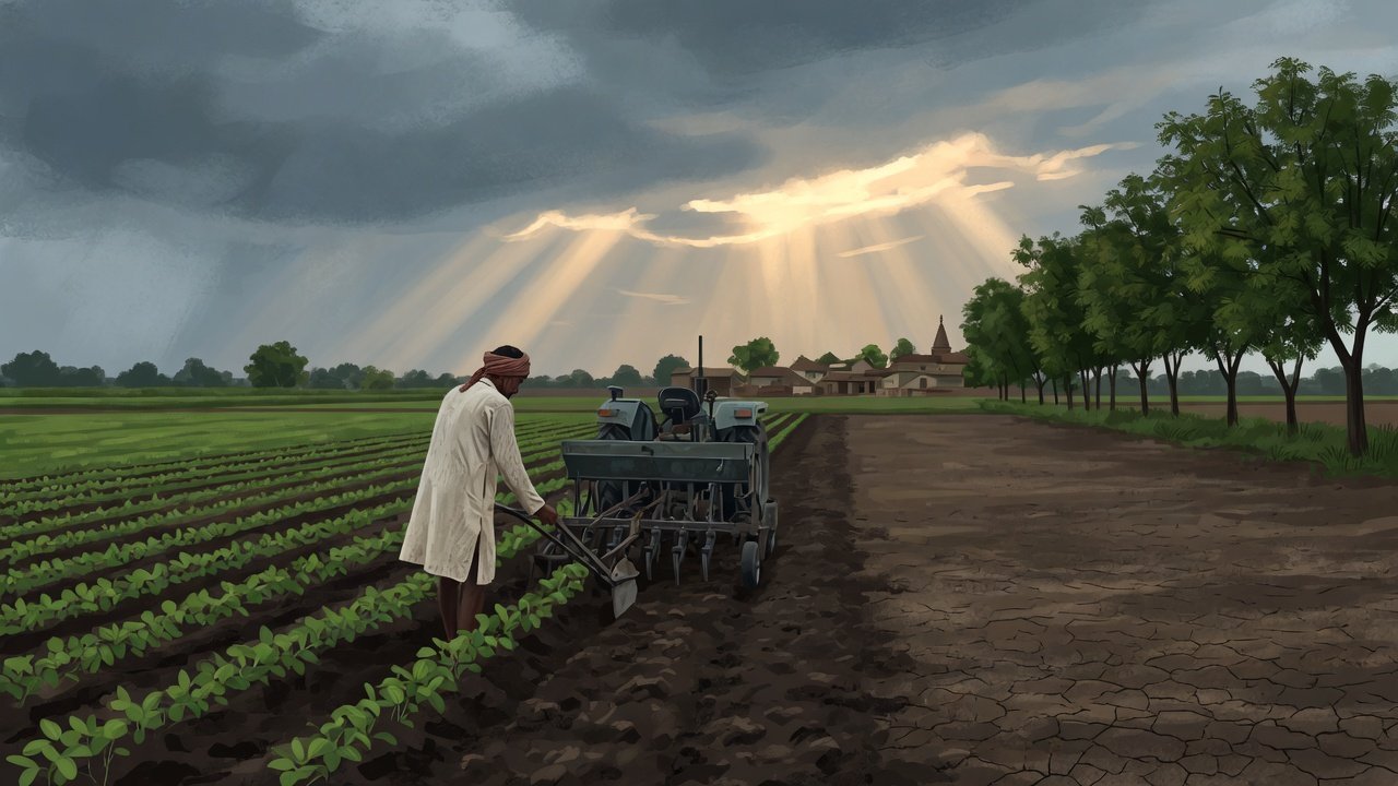 Kharif Sowing Gap Narrows to 16% as Rains Revive